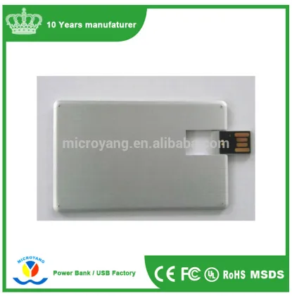 Stainless steel brushed metal card usb flash drive business manager public relations promotional USB flash drive