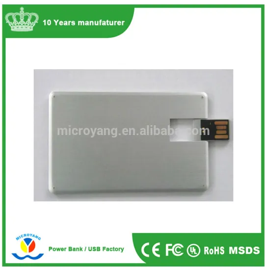 Card Style and metal Material Credit Card Usb, bulk usb flash drives