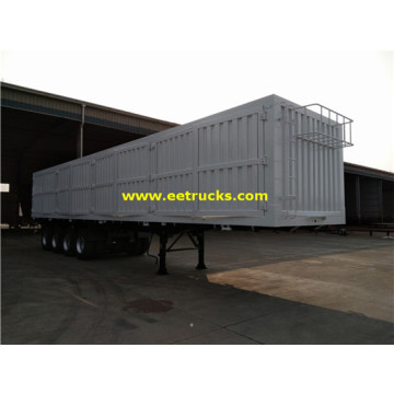 4 trục 60 tấn Cargo Box Trailers