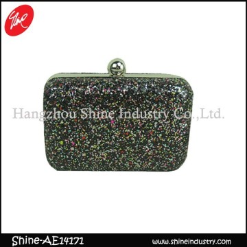 colorful sparkle glitter bag/mini evening bag/clutch bag for party