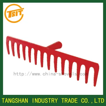 rail steel weed rake