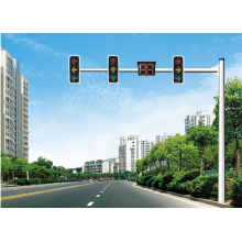 Octagonal cantilever signal pole