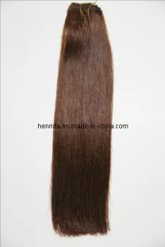 Machine Made Weft Human Hair Weaves with Length Ranging From 8 to 30 Inches