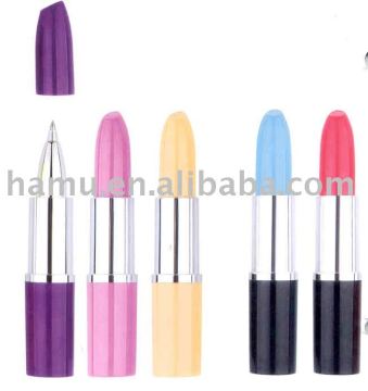 plastic lipstick ball pen