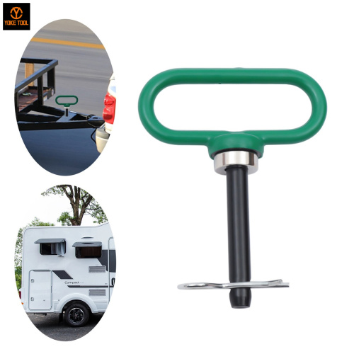 Pasador de enganche magnético verde de 5/8'', pasador de enganche para remolque de cortacésped