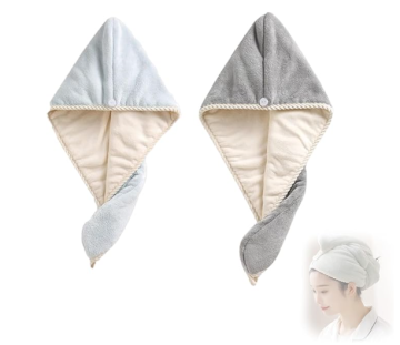 Ultra Soft Double Layer Coral Velvet Hair Care Cap