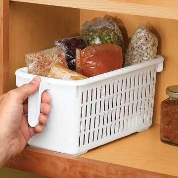 Small plastic Kitchen Storage Basket With Handle