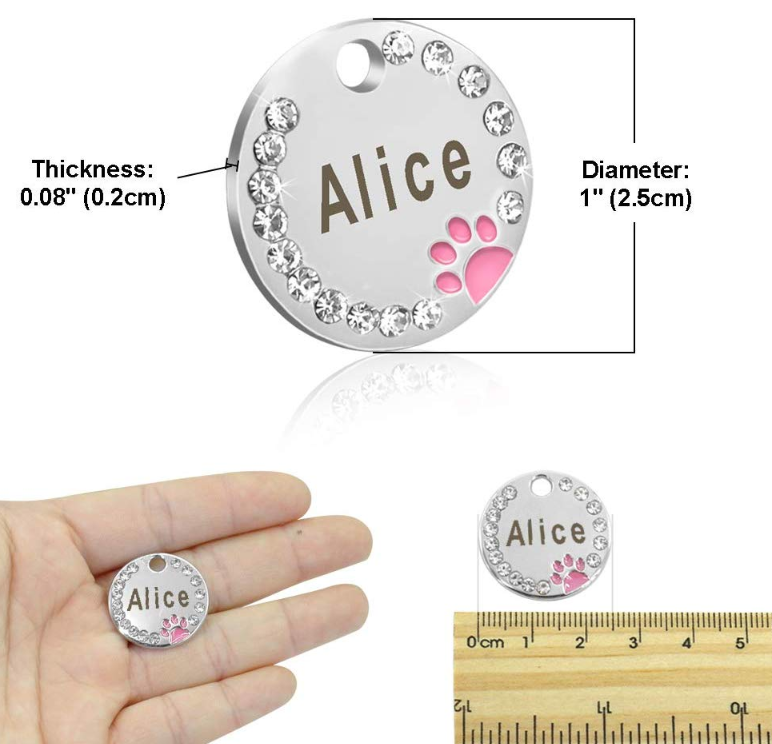 Stainless Steel Pet ID Tags