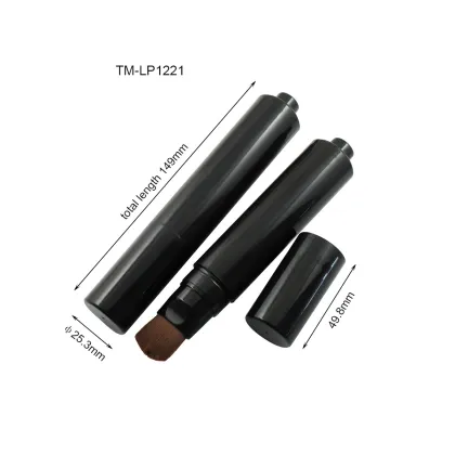 Plastic Loose Powder Brush Container - TM-P1204
