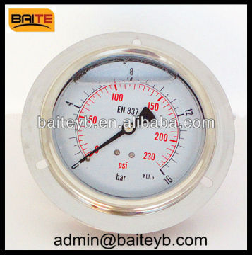 100mm manometer EN837-1