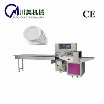 Full Automatic Disposable Plates Packing Machinery for Kitchen Goods