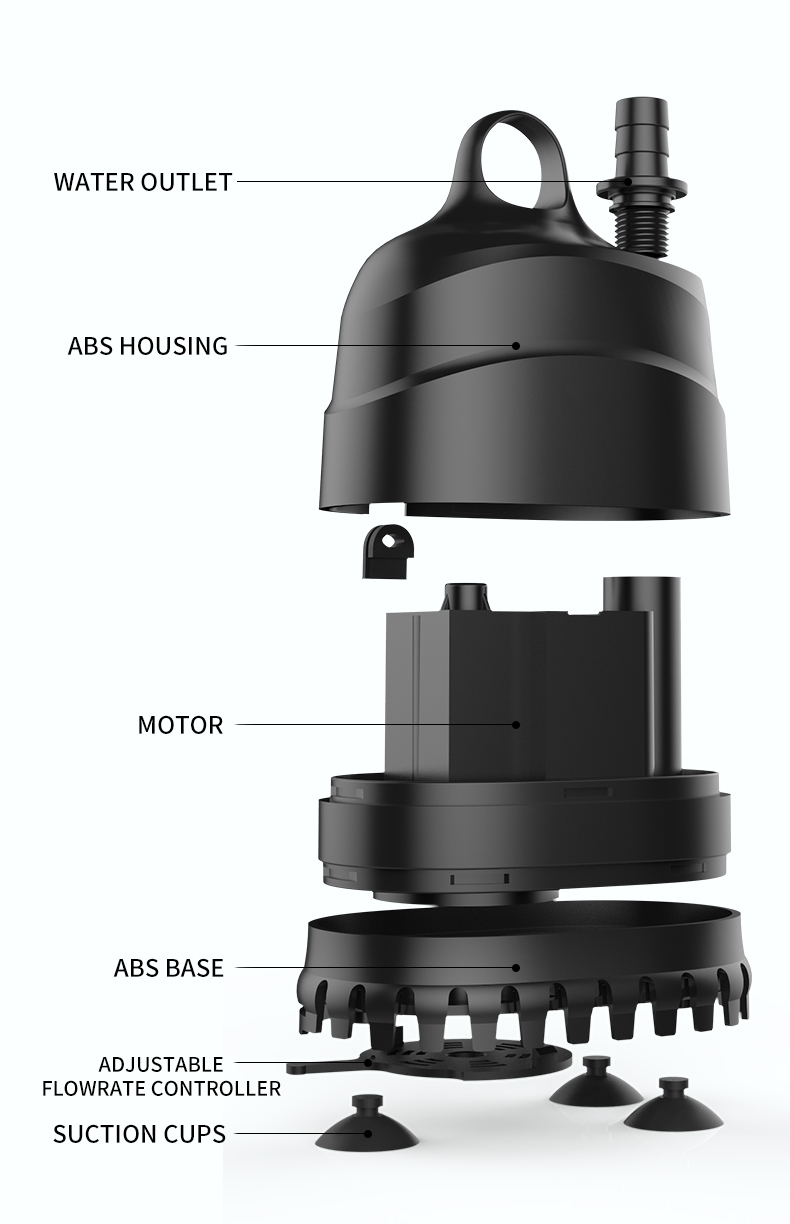 Bottom Suction Water Pump For Aquarium