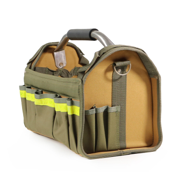 Heavy-Duty Outdoor Tool Bag with Large Open Design