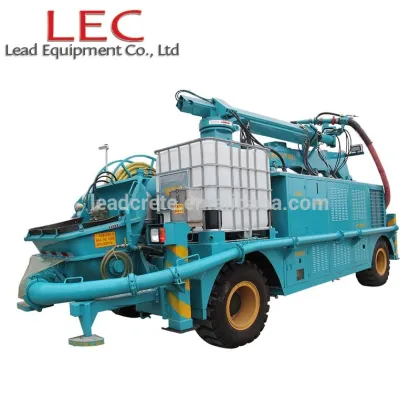 HSC3016 tunnel construction concrete spray robot telescope arm shotcrete system