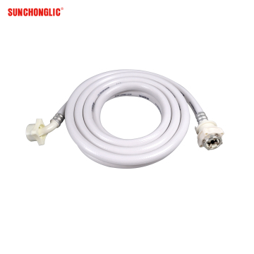 Sunchonglic Washing Machine Inlet Pipe - 4 Meter Aluminum Alloy Joint