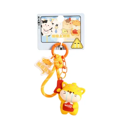 Cute Pet Squeeze Keychain - Creative Office Buddy Gift