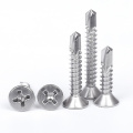 Crosse Recessed Countersunk Head Drilling Screws