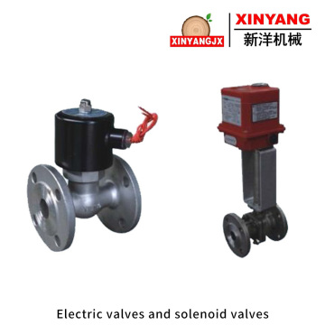 Vannes électriques et électrovannes