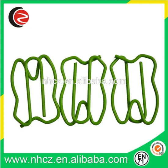 Tooth Shaped Paper Clips plastic clips