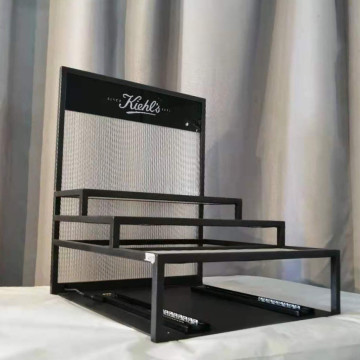 Skincare Display Fixtures Cosmetic Display Stand For Makeup