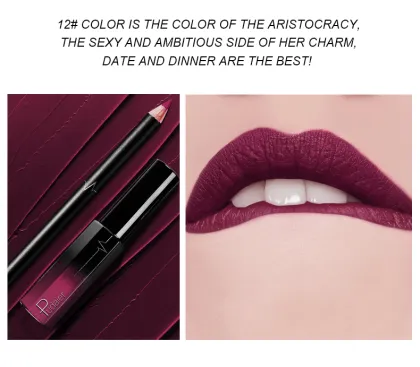 36 Color 2 In 1 Lipstick Lip Liner