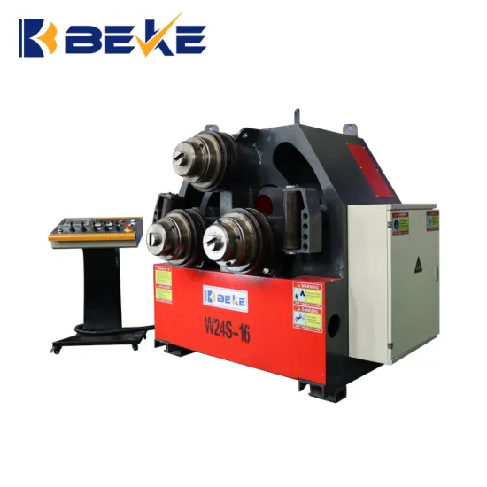 5000W Professional Hydraulic Drive 3 Rollers Pipe, Angle Beam, Steel Section Profile Roll Bender Machine