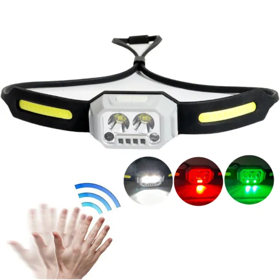 XPG LED Head Torch Light: USB Rechargeable Motion Sensor Headlamp for Safety and Comfort