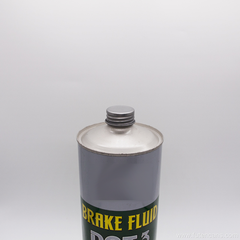 1L Cleaning Brake Fluid Metal Cans
