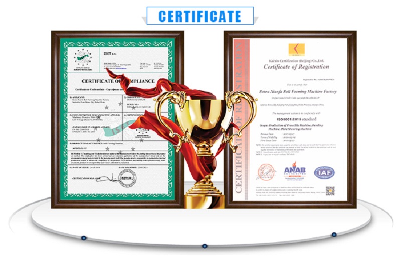 Certificate - 800