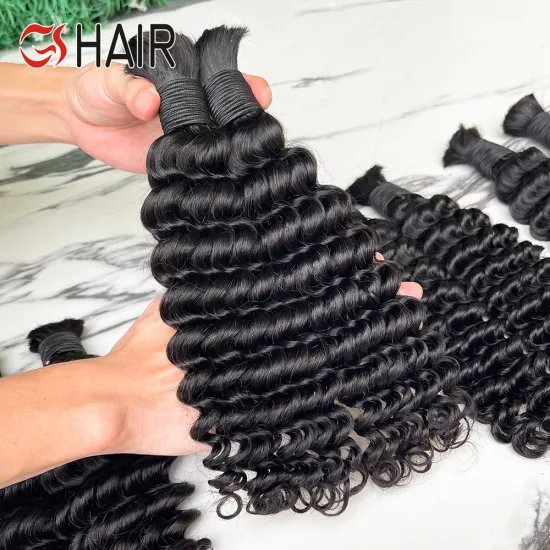 GS Wholesale: 100g One Donor Unprocessed Virgin Human Hair for Braiding