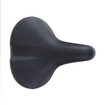 China Factory Wholesale Black Leather Bicycle Saddles for Sale