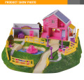 juguete de niño casa divertido juego set casa modelo