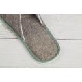 Linen fabric Hotel disposable slippers