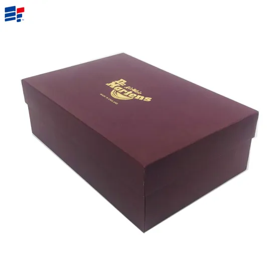 Paper cardboard shoe packaging box