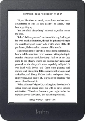 Kobo Nia 6-inch E-Reader with Glare-Free Touchscreen, Adjustable Brightness, and WiFi