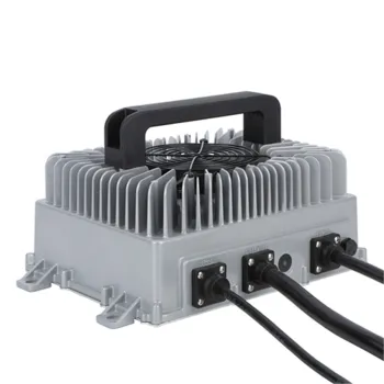 Smart 24V/12V Lithium Iron Lipo Battery Charger for Forklifts, Marine Use with Outputs of 55A, 40A and 72V, 29.4V - Waterproof Design