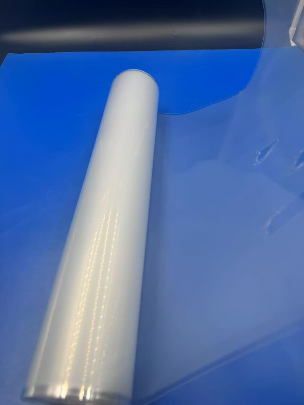Transparent PET film clarity recyclability