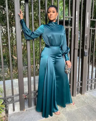 African Dresses For Women Africa Clothing Long jumpsuits High Quality Length Fashion African Dashik abaya jumpsuits For Lady