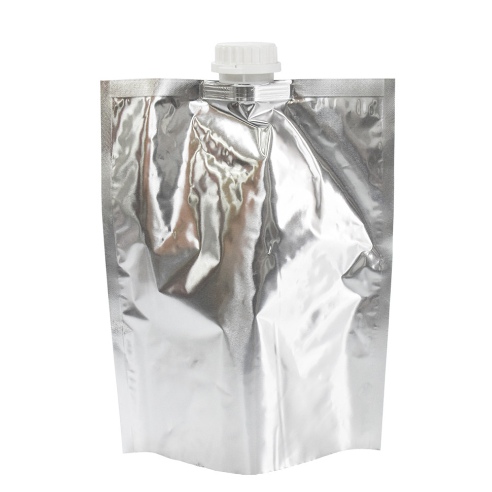 Aluminium foil alcohol drink pouches with U bottom seal 