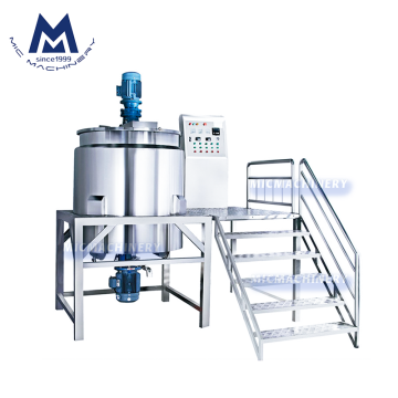 Double Jacket Heated Mixing Tank with Agitator for Shampoo Production Equipment