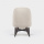 Wooden High Back Upholstered Solo Dining Chair