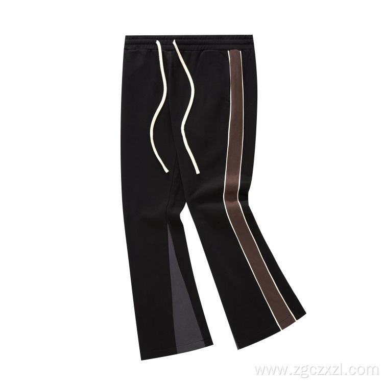 Autumn Winter Fashion Brand Brushed Micro Flared Pants