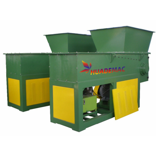 เครื่องทำลายเอกสารแบบเพลาเดี่ยว HDPE เสีย