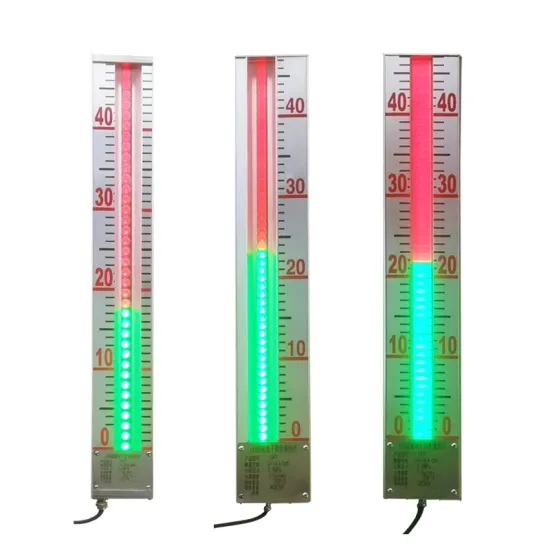 Magnetic sensitive dual color liquid level gauge