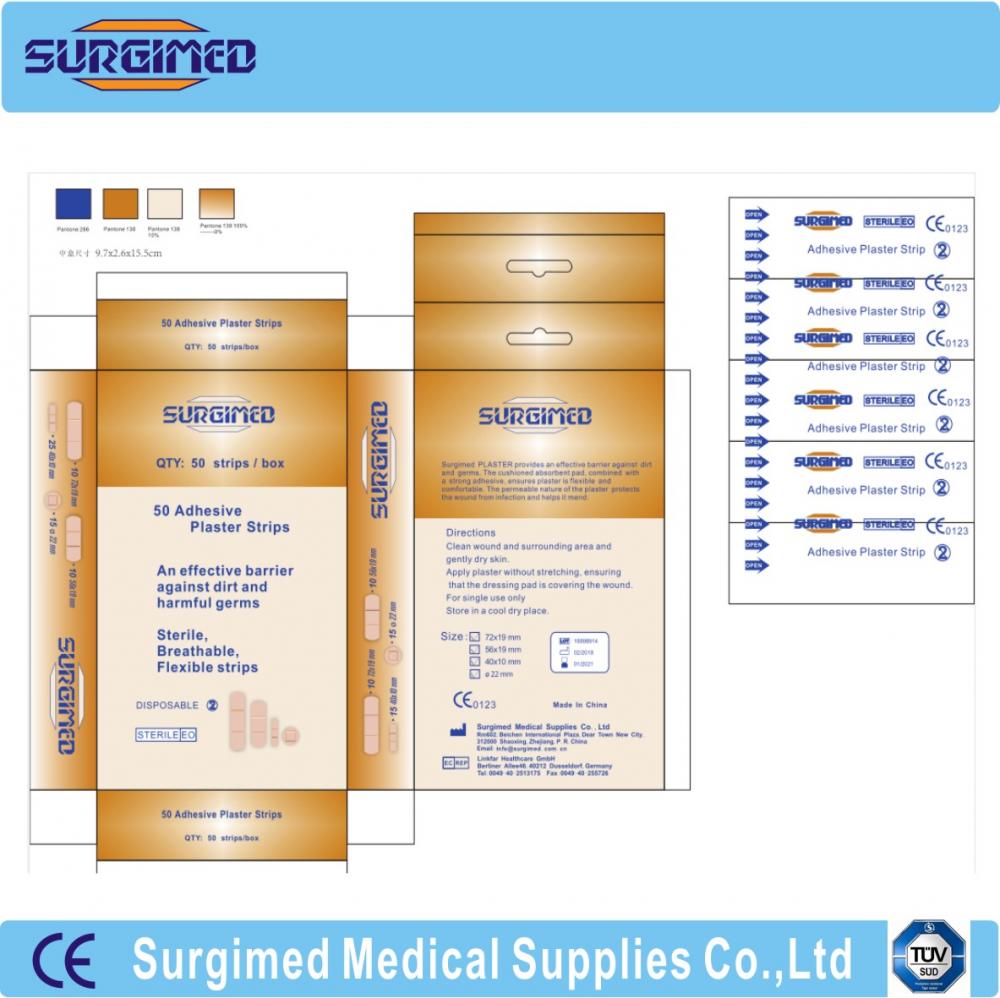 Pu Adhesive Wound Plaster Box