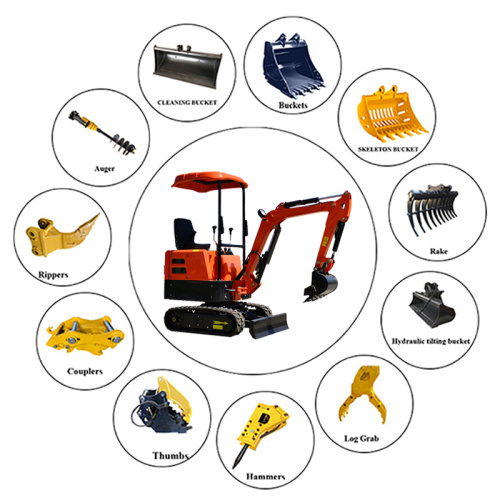 1.2 T Small Garden Digging Machine