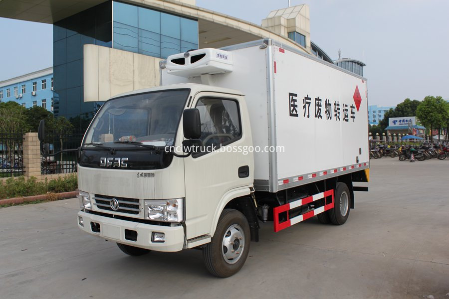 Medical waste transport vehicle