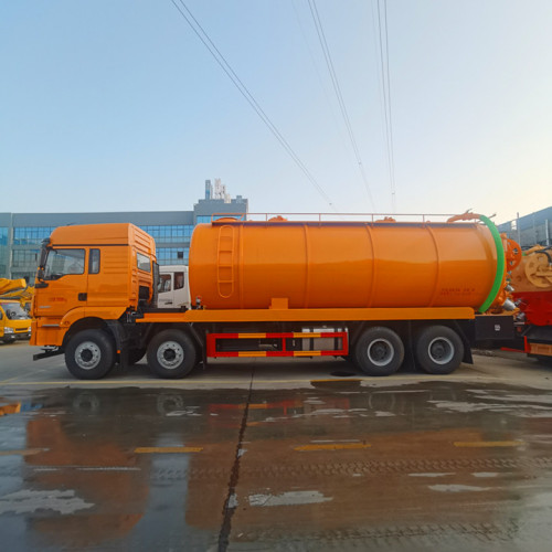 Shacman 25CBM Очистить вакуумный всасывающий грузовик