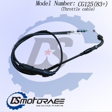 Slidelight Black Vinyl Throttle Cable Cg125