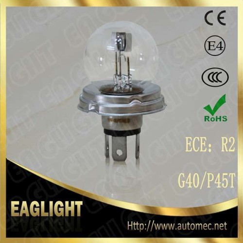 ECE R2 G40 P45T 6V 12V 24V 45/40W Motorcycle Headlight Bulb